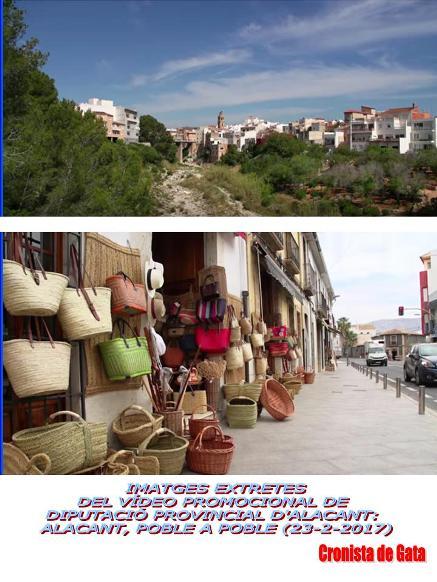 UN VÍDEO DE LA DIPUTACIÓ (ALACANT, POBLE A POBLE) PROMOCIONA EL POBLE DE GATA DE GORGOS