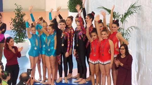 PÒDIUMS PER ALS GIMNASTES DE GATA (Lliga comarcal)