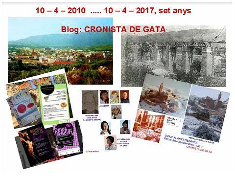 10 ABRIL, HUI -DILLUNS SANT 2017-, SET ANYS DEL BLOG