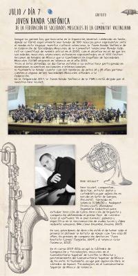 LA JOVE BANDA DE LA FSMCV, DIRIGIDA PEL GATER PERE VICALET, ACTUA AL ADDA D'ALACANT EL DIA 7 (Interpretarà l'obra L'arbre blanc)