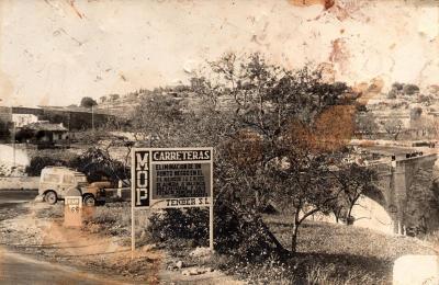 FOTOGRAFIES ANTIGUES (Gata en el record) - la 1801: eixample del pont de la carretera1-