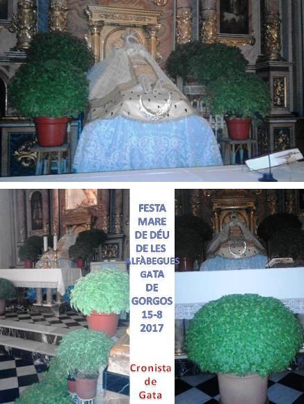 HUI ÉS LA FESTA DE LA VERGE D'AGOST. A Gata, la de les alfàbegues