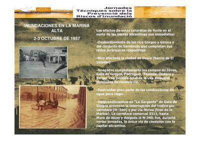 ES COMPLIXEN 60 ANYS DEL TEMPORAL DOCTUBRE DE 1957. A Gata, els canyissos baixaven carrer Moreres avall