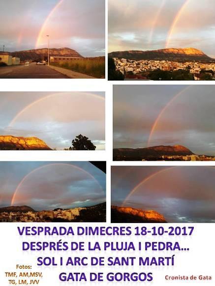 VESPRADA DE LLAMPS, TRONS, PEDRA, PLUJAI L'ARC DE SANT MARTÍ (9,8 l.)