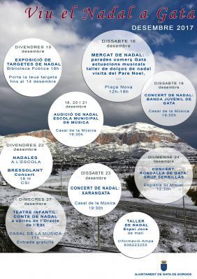 FESTES, CULTURA, MÚSICA I COMERÇ, AL·LICIENTS DEL NADAL A GATA