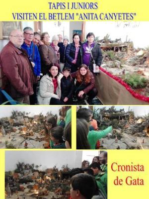 TEMPS DE: EL TAPIS I ELS JUNIORS VISITEN EL BETLEM ANITA CANYETES