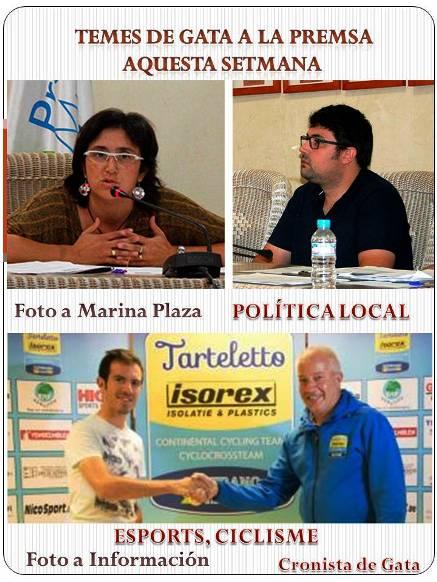 LA PREMSA HA PARLAT DE LA SITUACIÓ POLÍTICA A GATAI DEL CICLISTA GATER SERGIO TORRES JORRO