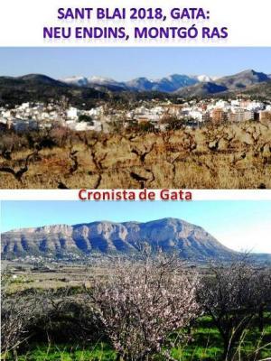 IMATGES CURIOSES: NEU PROP DE GATA I MONTGÓ ACLARIT, DIA SANT BLAI