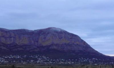 NEU ALS ALTERS DEL MONTGÓ: els tres caps espolvorejats