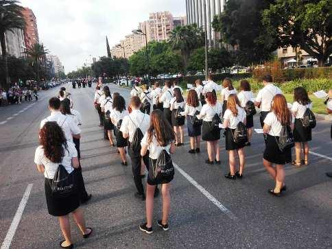 LA UNIÓ MUSICAL DE GATA PARTICIPA EN EL GUINESS DE LA BANDA DE MÚSICA MÉS GRAN DE LA HISTÒRIA (Mestalla, València: 26-5-2018)