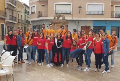 IMATGES DE FESTA A GATA: QUADRILLA I XARANGATA