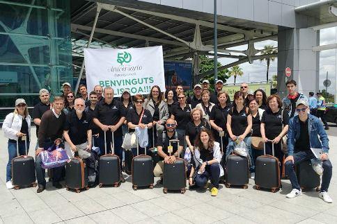 TREBALLADORS I TREBALLADORES DE SIGNES GRIMALT, S.A. CELEBREN EL 50 ANIVERSARI DE LEMPRESA GATERA AMB UN VIATGE A LISBOA
