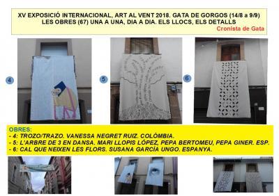 MIRADES URBANES: XV ART AL VENT GATA 18, AL DETALL: OBRES, UNA A UNA (4 a 6)