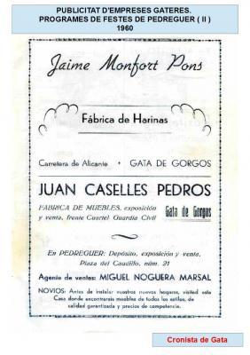 FOTOGRAFIES ANTIGUES (Gata en el record), publicitats gateres, 1960 (de la sèrie, la 1.808)