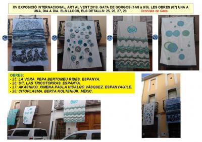 XV ART AL VENT GATA 2018: LES OBRES, UNA A UNA (25, 26, 27, 28)