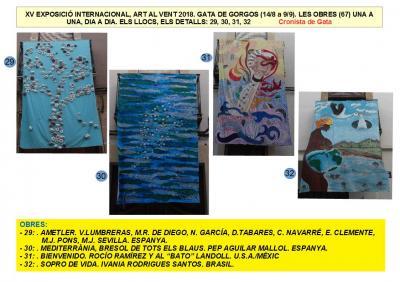 MIRADES URBANES: XV ART AL VENT GATA 18: OBRES, UNA A UNA (29, 30, 31, 32)