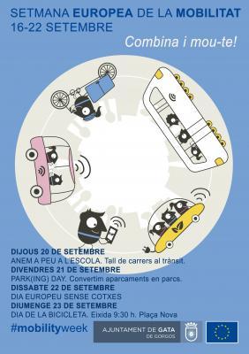 GATA CELEBRA LA SETMANA EUROPEA DE LA MOBILITAT, DEL 20 AL 23 DE SETEMBRE