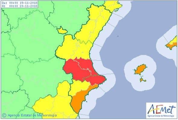 ATENCIÓ. L'AVÍS D'ALERTA ROJA FA QUE ANUNCIEN LA SUSPENSIÓ DE LES CLASSES ALS CENTRES EDUCATIUS (per a demà dilluns 19)