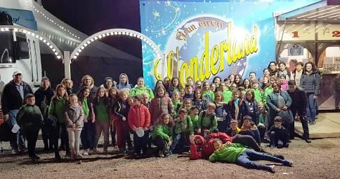 XIQUETES I XIQUETS DE CATEQUESIS I JUNIORS DE GATA VISITEN EXPO JOVE I EL CIRC A VALÈNCIA