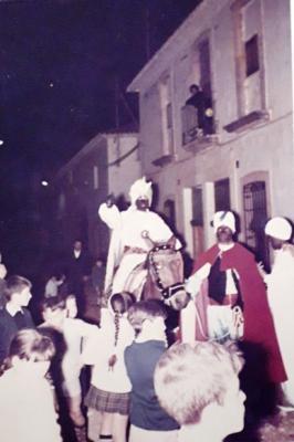 FOTOGRAFIES ANTIGUES (Gata en el record) -1.813-. Especial Reis. Arribada dels Visirs Reials (1 de 2)