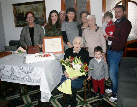 GATA TÉ HUI UNA NOVA CENTENÀRIA, TERESA PUIG COSTA (El poble té ara tres dones que superen el segle de vida)