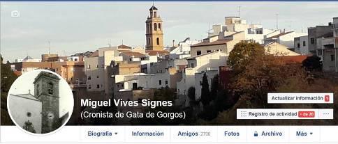 EL BLOG DEL CRONISTA DE GATA ARRIBA ALS 2.700 SEGUIDORS AL FACEBOOK