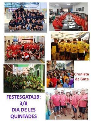 FESTESGATA19: DIA 3/8, ESPECTACULAR DIA DE LES QUINTADES