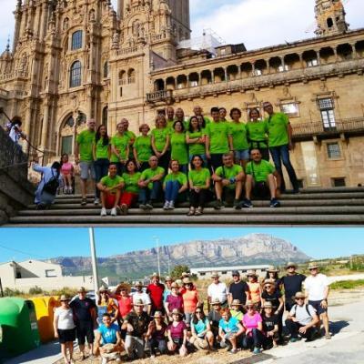 RETORNEN ELS PELEGRINS DE LA PARRÒQUIA DE GATA AMB LA META ACONSEGUIDA: ARRIBAR A SANTIAGO