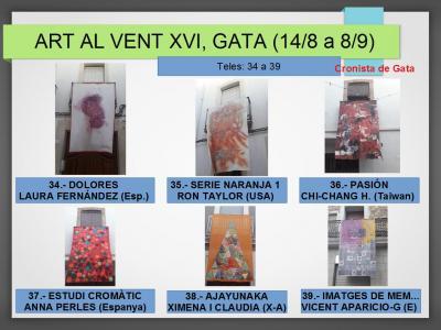 GATA TÉ MIRADES URBANES: ART AL VENT XVI. Teles 34 a 39