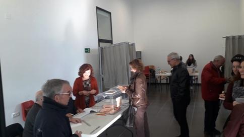 GATA, ELECCIONS GENERALS 10N. ESTEM VOTANT (14H, 12,63% menys que el 28A))