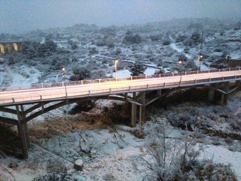 HUI FA TRES ANYS, ÚLTIMA GRAN NEVADA A GATA (18-1-2017). Demà tornarà a nevar, com s'anuncia?