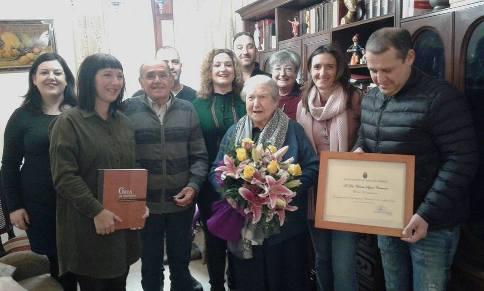 LA CENTENÀRIA DE GATA VICENTA SIGNES CASANOVA HA COMPLIT 101 ANYS