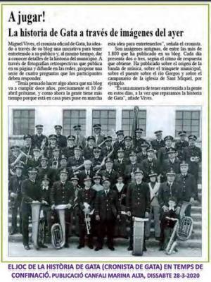 LA IDEA DEL JOC DE GATA PER A ENTRETINDRE, PUBLICAT AL CANFALI MARINA ALTA