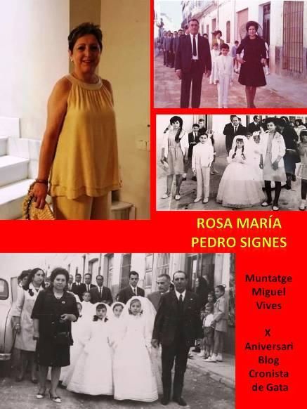 ESPECIAL 10 ANIVERSARI, CRONISTA DE GATA. 15ena CONVIDADA: ROSA MARÍA PEDRO SIGNES, UNA VEÏNA DE GATA SENZILLA I POPULAR
