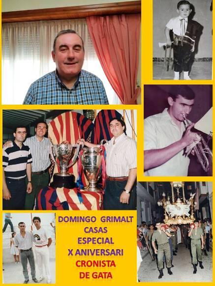 ESPECIAL 10 ANIVERSARI, CRONISTA DE GATA. 22é CONVIDAT: DOMINGO GRIMALT CASAS, MÚSIC, AMANT DELS ESPORTS I LES TRADICIONS GATERES