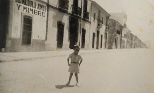 FOTOGRAFIES ANTIGUESI DABANS (Gata en el record, foto 1.848). LA CARRETERA ANY APROXIMAT 1945
