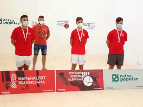 ELS PILOTARIS CADETS GATERS JAUME I MATEU, TERCERS CLASSIFICATS AUTONÒMICS AMB EL CLUB DE XÀBIA