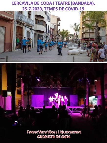 LA CULTURA I LA FESTA, DE MANERA ANORMAL, CONTINUEN A GATA: AHIR CARROS, CODA I TEATRE; HUI LA BANDA