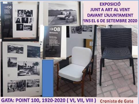 GATA: CENT ANYS DE FÀBRICA, MOBLES I DISSENY, POINT 1920-2020: EXPOSICIÓ QUE ES POT VEURE JUNT A ART AL VENT DAVANT LAJUNTAMENT ( VI, VII i VIII )
