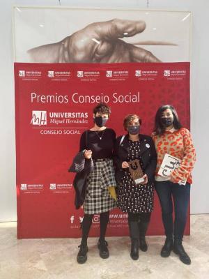 LA PSICÓLOGA GATERA MARIVI MONFORT ANDRÉS, PREMI DEL CONSELL SOCIAL DE LA UNIVERSITAT MIGUEL HERNÁNDEZ, per la Càtedra Anetta Nicoli 2020
