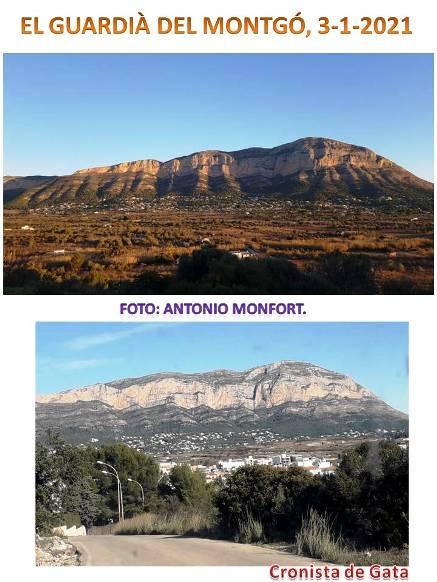 EL GUARDIÀ DEL MONTGO: Montgó despejat i dia gelat, el tercer de l'any (Col·lab.esp.: Antonio Monfort)