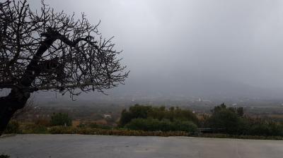 EL GUARDIÀ DEL MONTGÓ: NO EL VEGEM MOLT DES DE FA DOS DIES. MÉS DE CENT LITRES JA CAIGUTS A LES VALLS