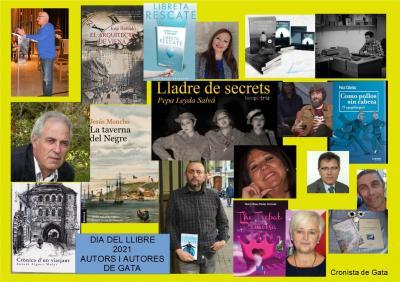 AVANÇ: HUI 23 D'ABRIL ÉS EL DIA DEL LLIBRE. PER EIXE MOTIU, DE HUI AL DIUMENGE US RELACIONARÉ TOTS ELS GATERS I GATERES QUE SÓN AUTORS O AUTORES D'ALGUN LLIBRE