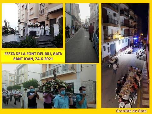 TORNA LA FESTA DE SANT JOAN A LA FONT DEL RIU. REDUCCIÓ PEL COVID19: missa, processoneta, traca i sopar popular