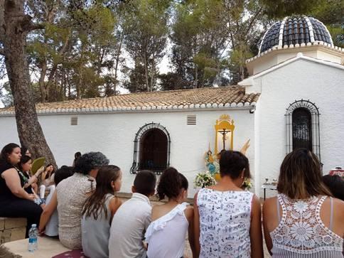 DE DIJOUS 22 A DIVENDRES 30 A L'ERMITA, NOVENA AL PATRÓ DE GATA, EL CRIST DEL CALVARI. Predicaran els fills del poble. Suspeses les processons de baixada i pujada pel COVID19