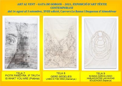 ART AL VENT GATA 2021, XVIII EDICIÓ. Obres 7 a 9, carrer La Bassa-