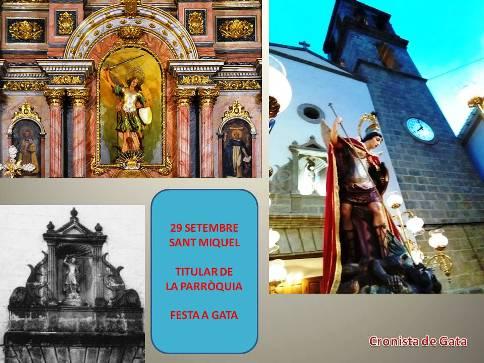 FESTA LOCAL A GATA: HUI ÉS SANT MIQUEL. 448 anys de parròquia (des de 1573)