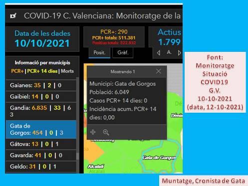 COVID19, GATA: ESTEM ARA SENSE POSITIUS. SEGUIM AIXINA