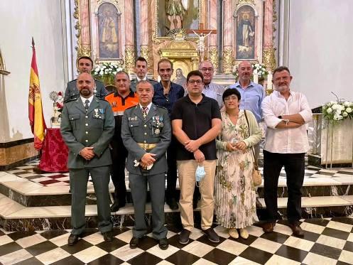 LA GUÀRDIA CIVIL DE GATA FESTEJA A LA SEUA PATRONA. L'antiga caserna, ara en desús i inhabilitada, es va construir en 1886