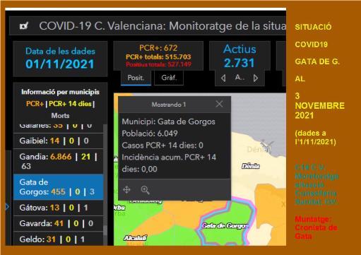 COVID19, GATA: SEGUIM IGUAL. A 0, CAP CAS. ¡¡SEGUIM ALERTA!!